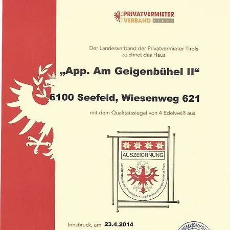 Apartment Luxuswohnungen Am Geigenbuhel *